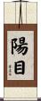陽目 Scroll