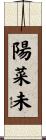 陽菜未 Scroll