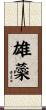 雄蘂 Scroll