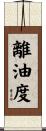 離油度 Scroll