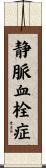 静脈血栓症 Scroll