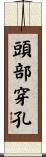 頭部穿孔 Scroll