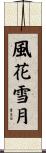 風花雪月 Scroll