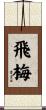 飛梅 Scroll