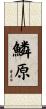 鱗原 Scroll