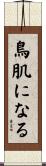 鳥肌になる Scroll