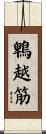 鵯越筋 Scroll
