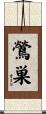 鶯巣 Scroll