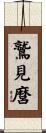 鷲見麿 Scroll