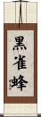 黒雀蜂 Scroll