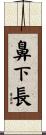 鼻下長 Scroll