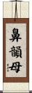 鼻韻母 Scroll