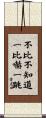 Comparison Leads to Truth and Enlightenment Scroll