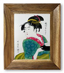 Naniwaya Okita Japanese Woman Woodblock Print Repro