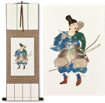 Japanese Archer Warrior WallScroll