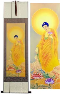 The Buddha Shakyamuni Giclee Print Wall Scroll