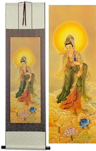 Guanyin Buddha Print<br>Wall Scroll