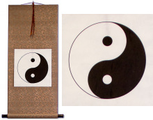 Yin Yang Symbol Print WallScroll