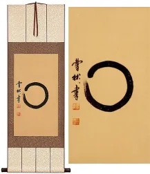 Enso Japanese Symbol Hanging Scroll