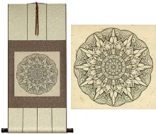 Mandala Coloring Book<br>Giclee Print Scroll