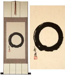Enso Japanese Symbol<br>Wall Scroll