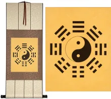 Ba Gua / Yin Yang Symbol Symbol  Scroll