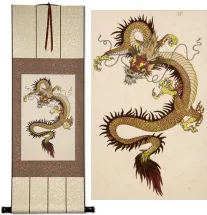 Dragon Print Wall Scroll