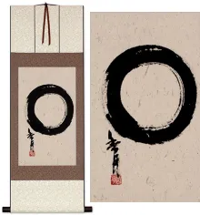 Enso Asian Symbol Wall Scroll