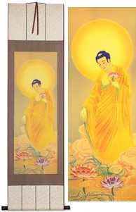 Buddhist Deity Print Buddha Repro Wall Scroll