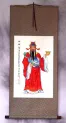 Asian Good Fortune / Prosperity God Wall Scroll