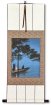 Shubi Pine at Lake Biwa - Japanese Woodblock Print Repro - Wall Scroll
