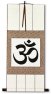 Om Symbol - Hindu / Buddhist Unryu Wall Scroll