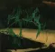 Abstract Bamboo at Twilight<br> Painting