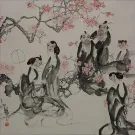 Jiang Feng's Gathering of the Nobles<br>Abstract  Art