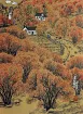 Harvest in the Deep Mountain Chinese Folk Art Painting