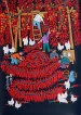 Red Hot Chili Peppers Chinese Folk Art Painting