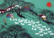 Morning Read Huxian Chinese Folk Art