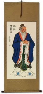 Confucius - Wise Man - Wall Scroll