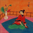 Lady in Waiting<br>Asian Modern Art Painting