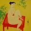 Hanging Out In The Nude Modern Asian Art Asian Painting