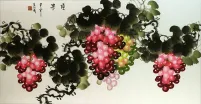 Asian Grapevine Painting