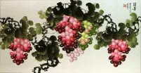 Colorful Grapevine Painting