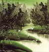 Southern  Cranes Landscape Painting
