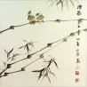 Asian Birds and Bamboo Asian Art