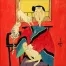 Woman and Three Cats<br>Chinese Modern Art Painting