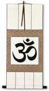 Om Symbol - Hindu / Buddhist Unryu Wall Scroll