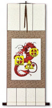 Bushido Ishoa Kyunnin Dragon - Wall Scroll