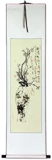 Plum Blossom Wall Scroll