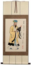 Zhuge Liang - Great Philosopher and Tactician Wall Scroll
