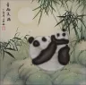 Happy Pandas<br>Asian Panda Asian Art